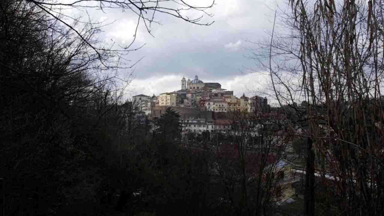 Valmontone, veduta da Colle della Vecchia