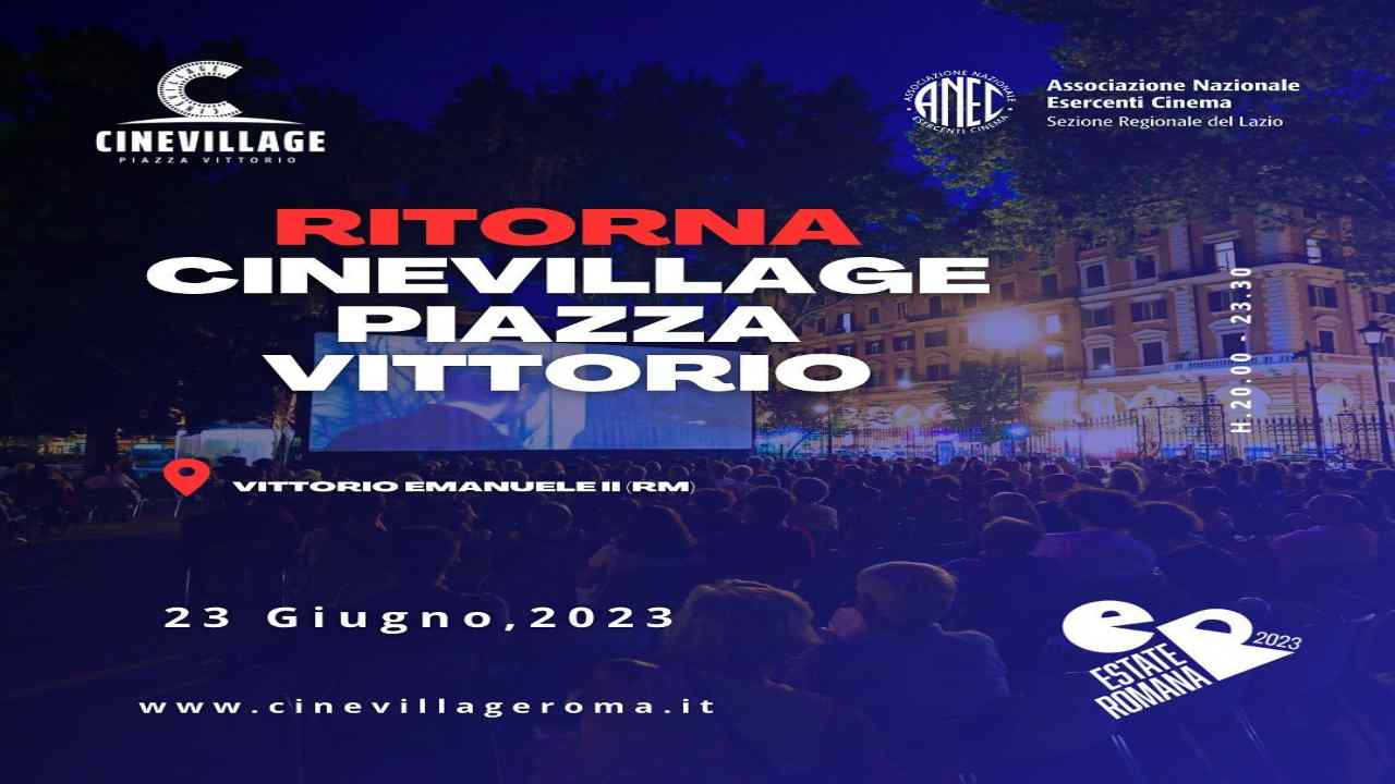 Cinema all'aperto in Piazza Vittorio