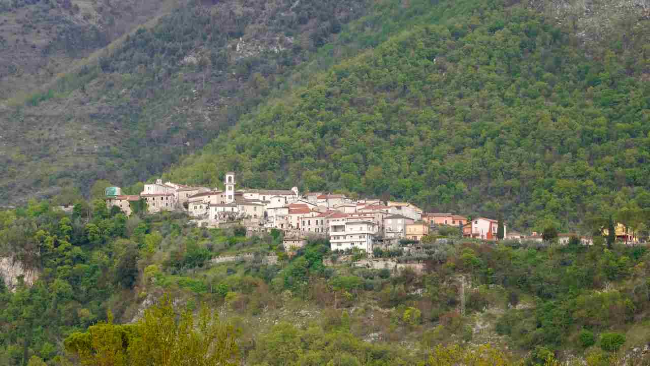 Posta Fibreno (FR), comune nella Valle di Comino