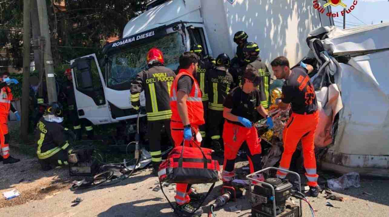 Incidente mortale sulla Strada della Sterpara in località Borgo Montello a Latina