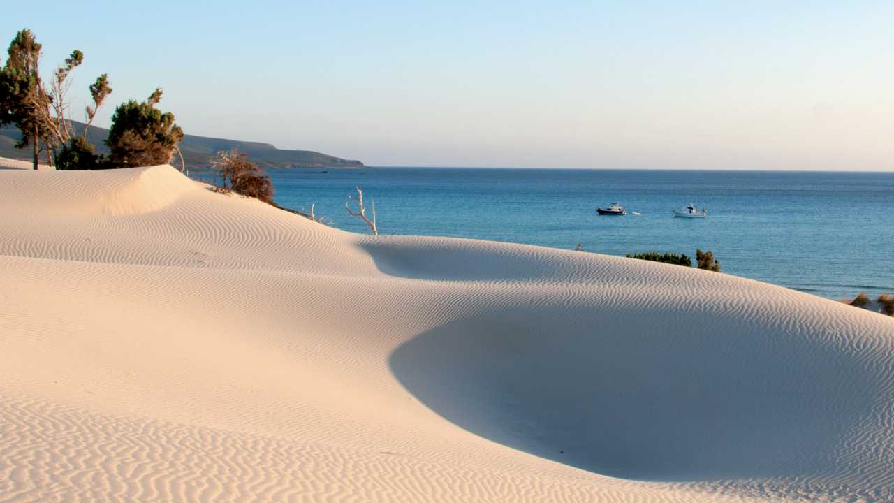 Dune di sabbia in Sardegna