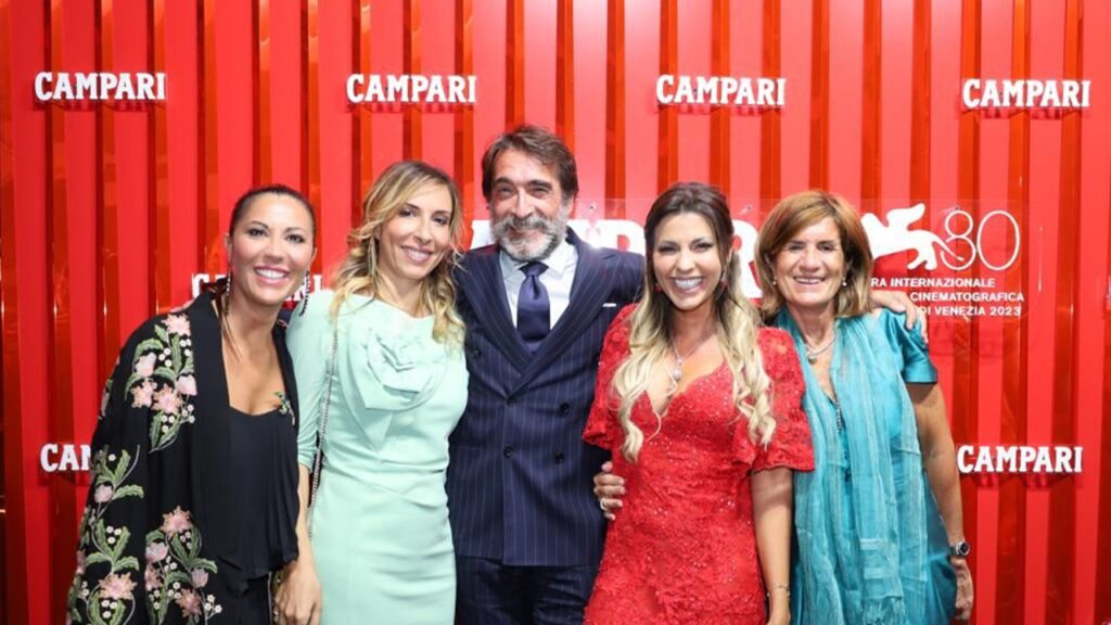 Anita Falcetta alla Mostra del Cinema di Venezia con Claudia Conte e altri