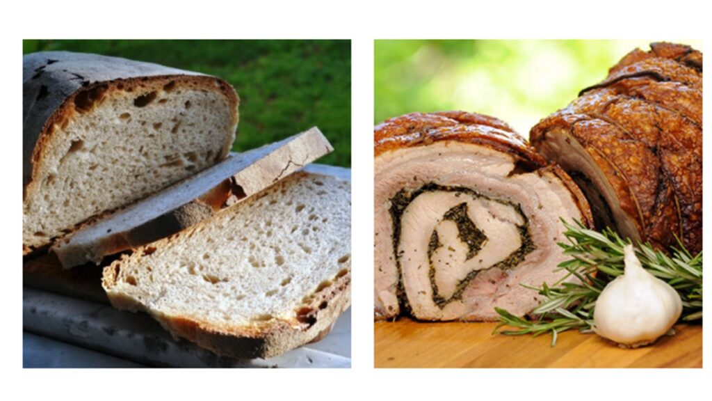 porchetta pane casareccio frascati fiera dei sapori
