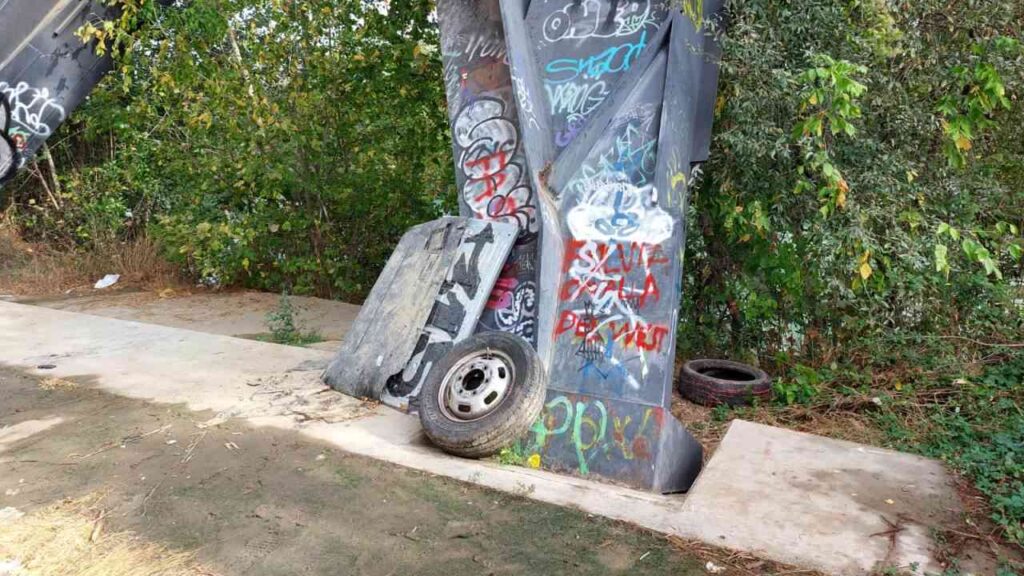Ciclabile Lungotevere, pneumatici