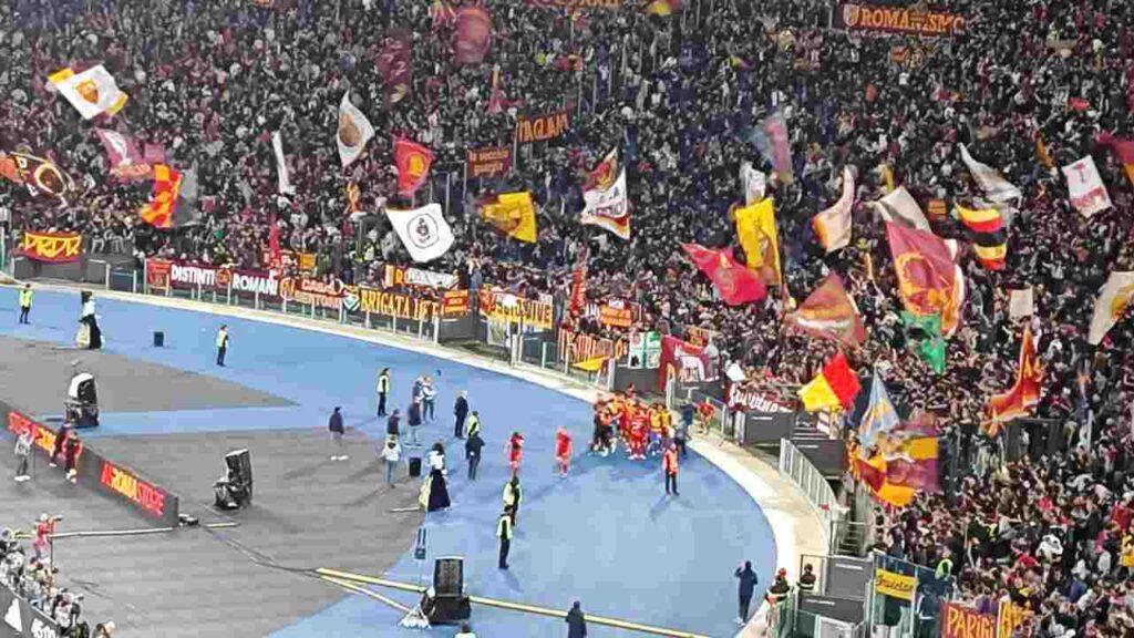 Il decisivo gol di Lukaku per Roma-Lecce