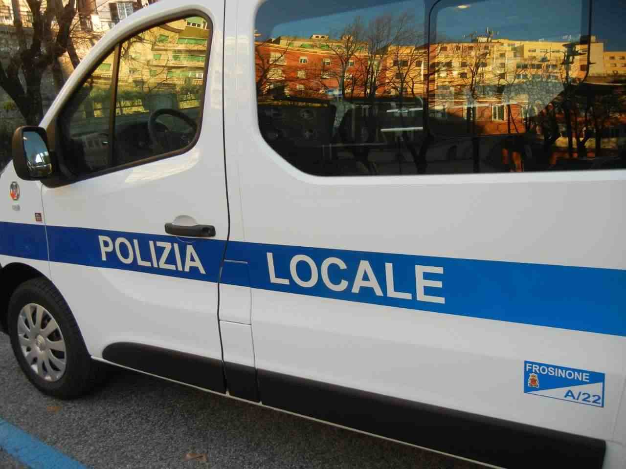 Auto della Polizia Locale di Frosinone