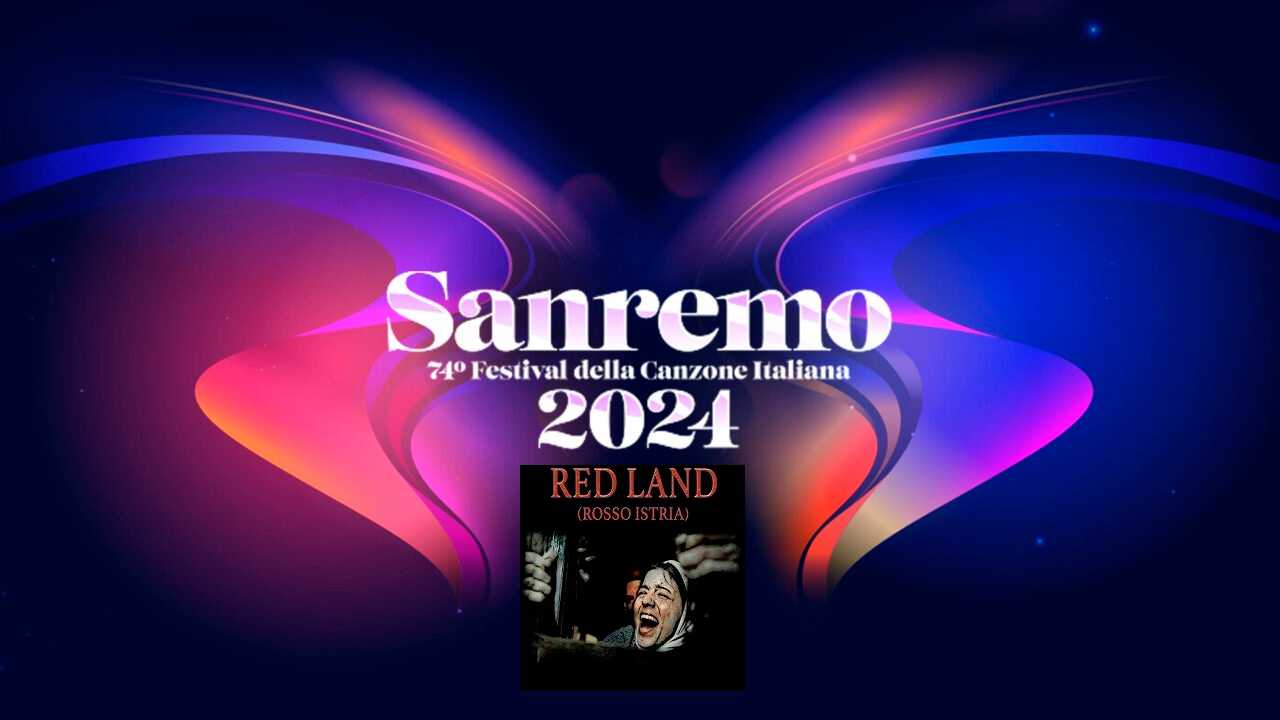 Logo Festival di Sanremo 2024 + Red Land