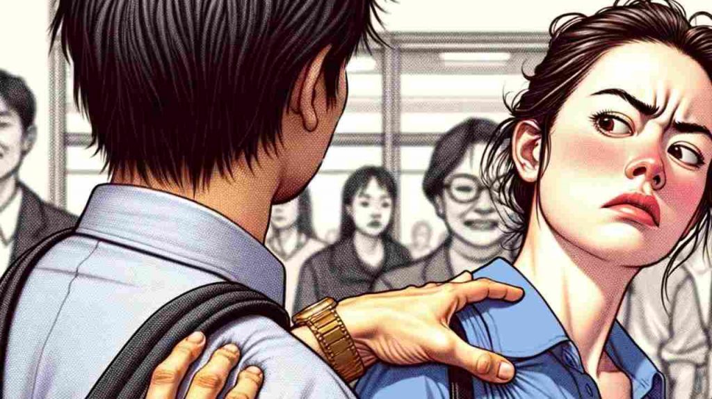 Vignetta che rappresenta una molestia