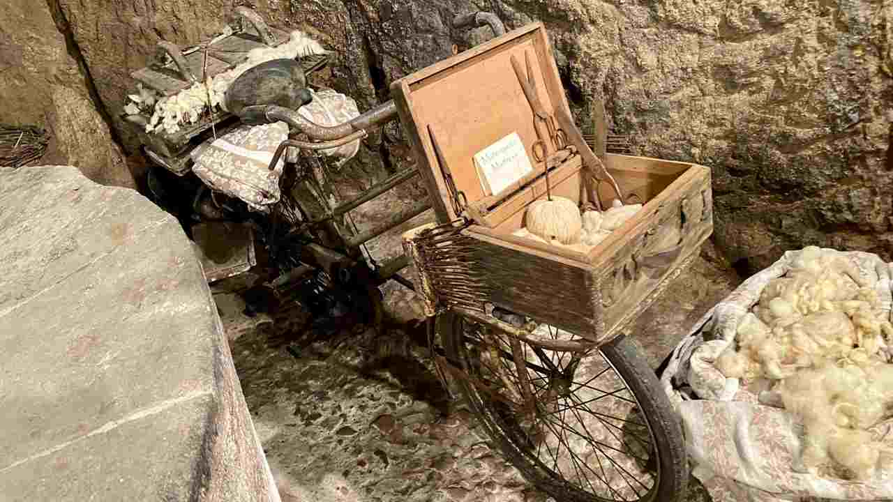 Bici antica esposta al 