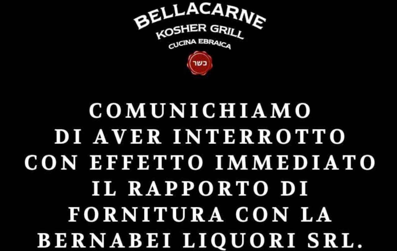 Cartello Ristorante Bellacarne