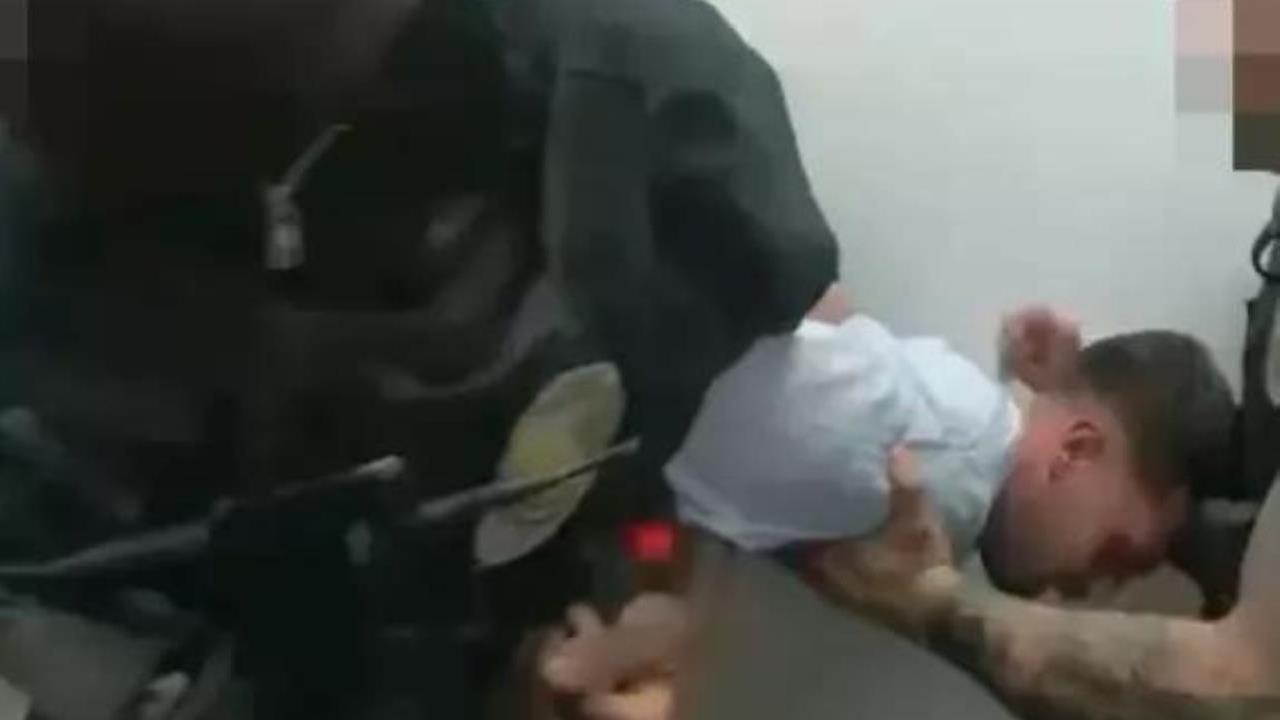 Frammento del video pubblicato da Quotidiano Nazionale su Matteo Falcinelli