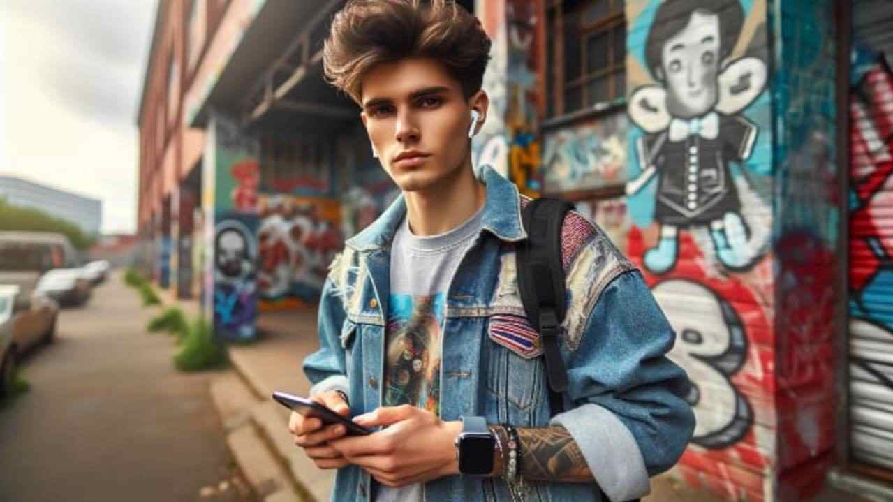 Ragazzo della Generazione Zoomer