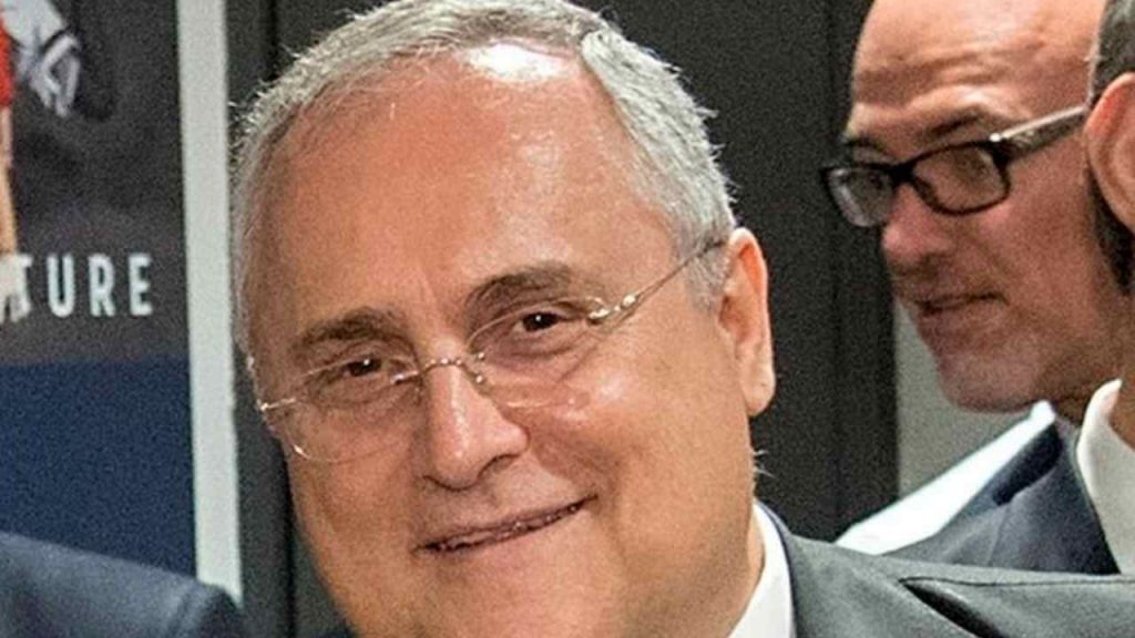 Claudio Lotito, presidente della SS Lazio