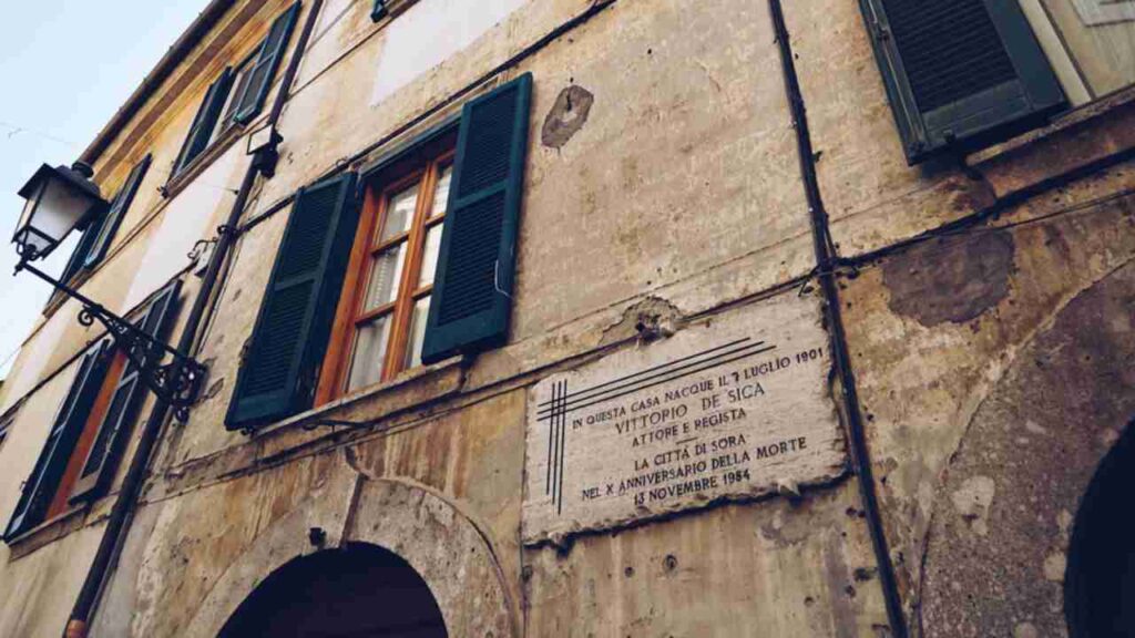 Sora Casa natale di Vittorio De Sica
