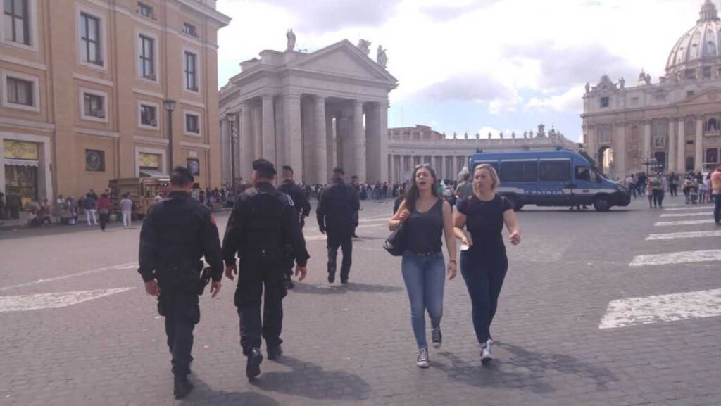 san pietro forze dell'ordine