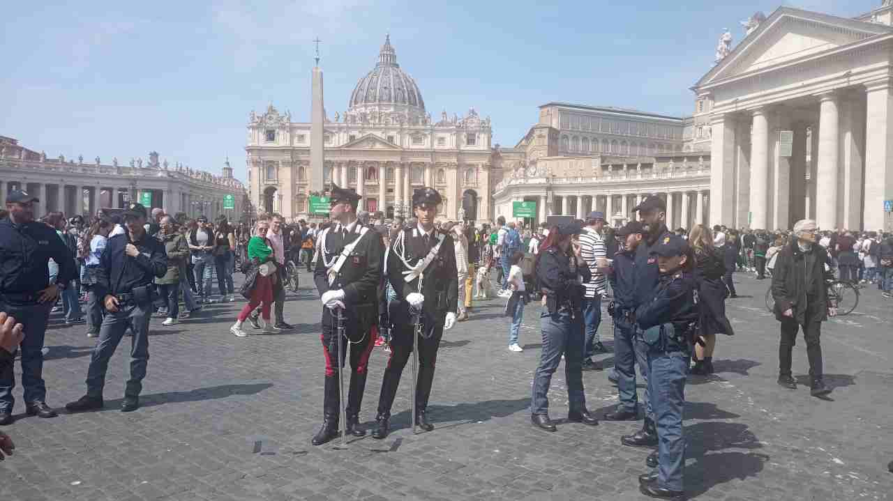 san pietro il giorno della morte del papa francesco