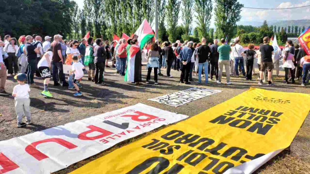 Protesta Anagni, no armi