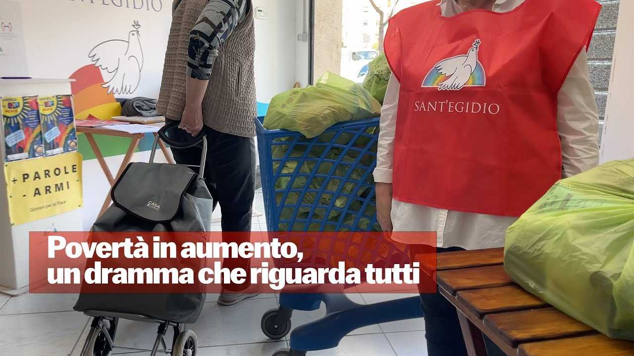 Comunità di Sant'Egidio, rischio povertà