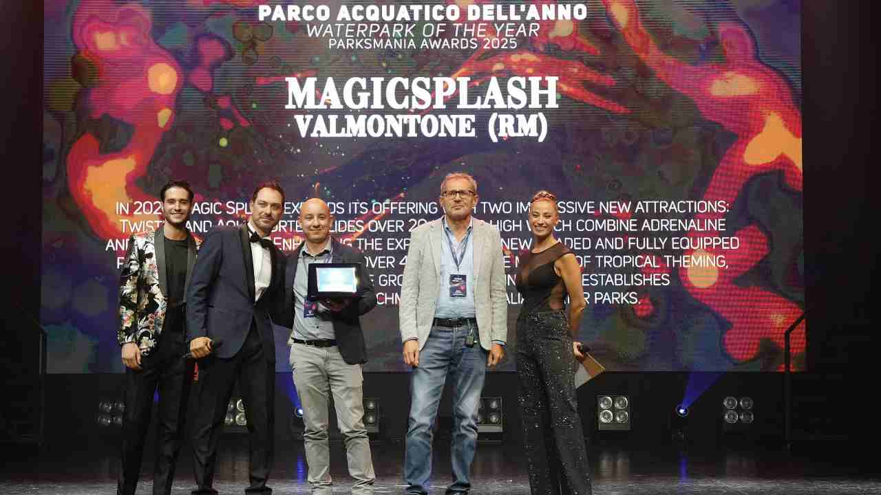MagicSplash premiata ai Parksmania Awards 2025