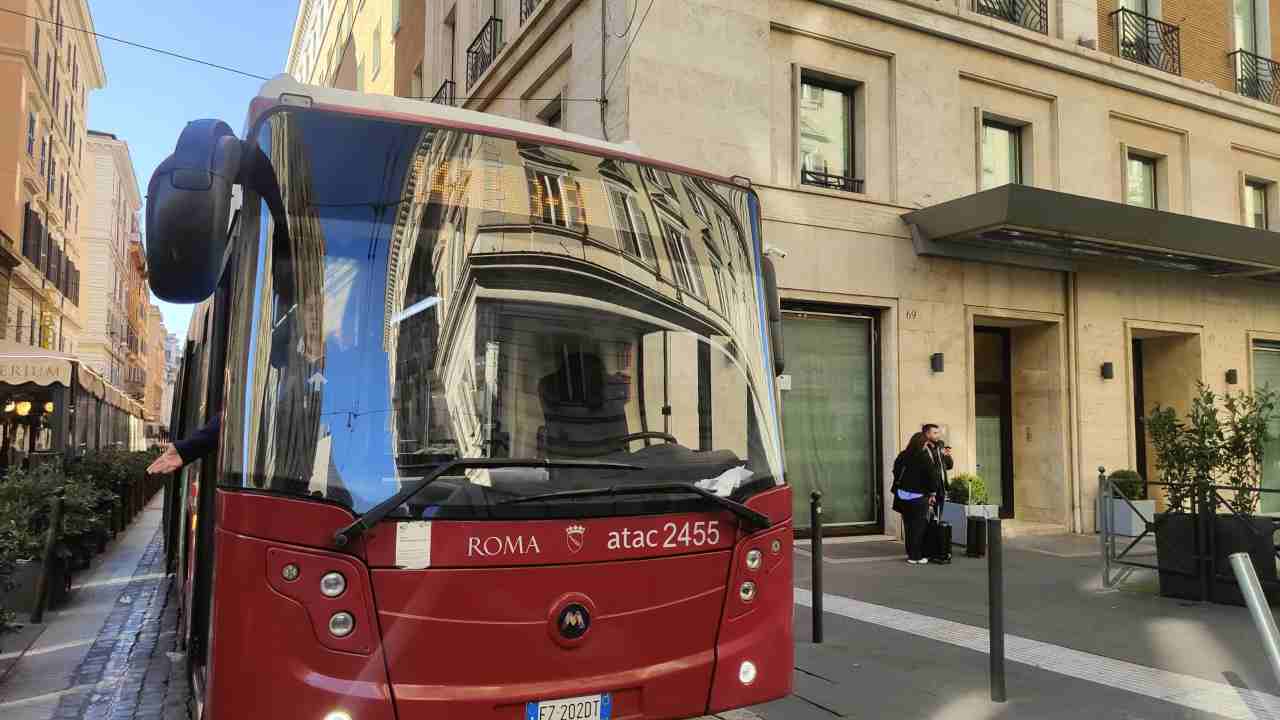 Autobus Atac a Roma zona Termini