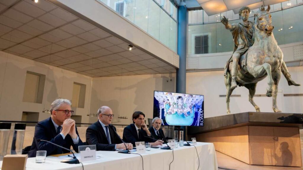 Esedra del Marco Aurelio, presentazione nuovo sistema tariffario dei Musei Civici di Roma