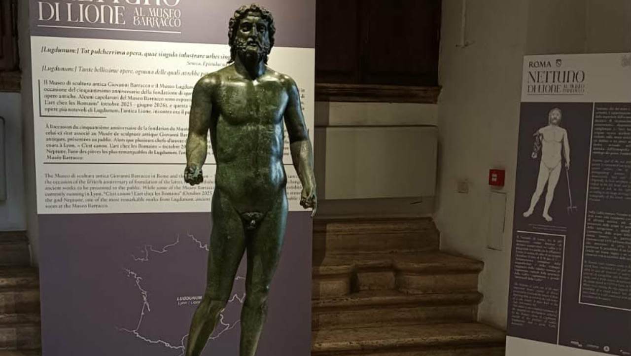 Nettuno di Lione, esposto al Museo Giovanni Barracco di Roma