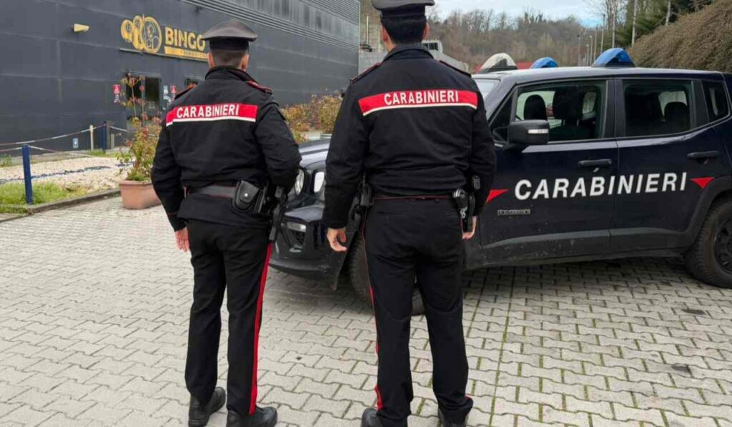 Valmontone, intervento dei Carabinieri presso una sala giochi