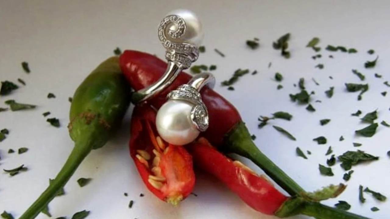 Gold Lady, laboratorio orafo, perle