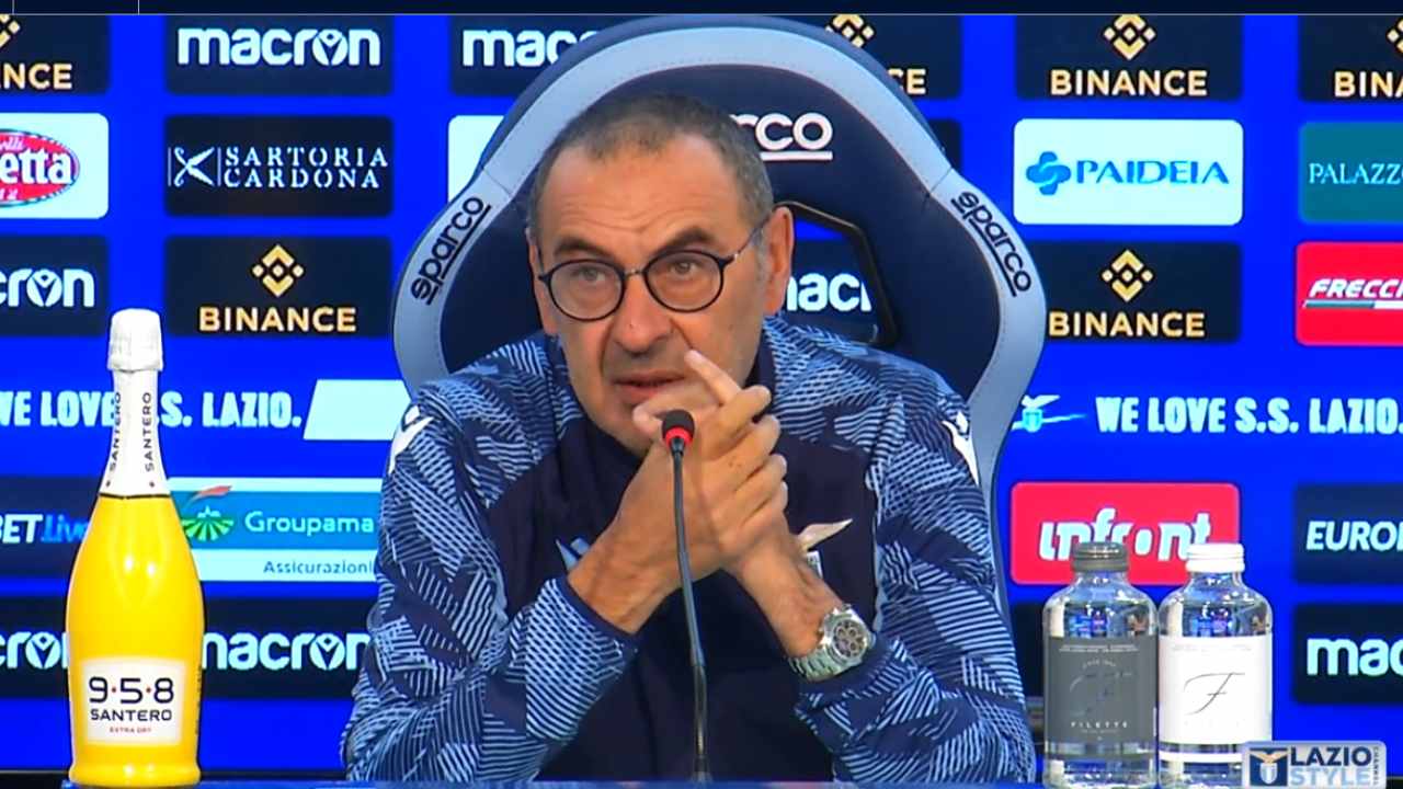 Maurizio Sarri, conferenza stampa