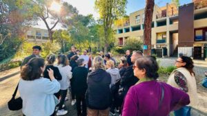 Nella Converti e Tobia Zevi a Tor Bella Monaca