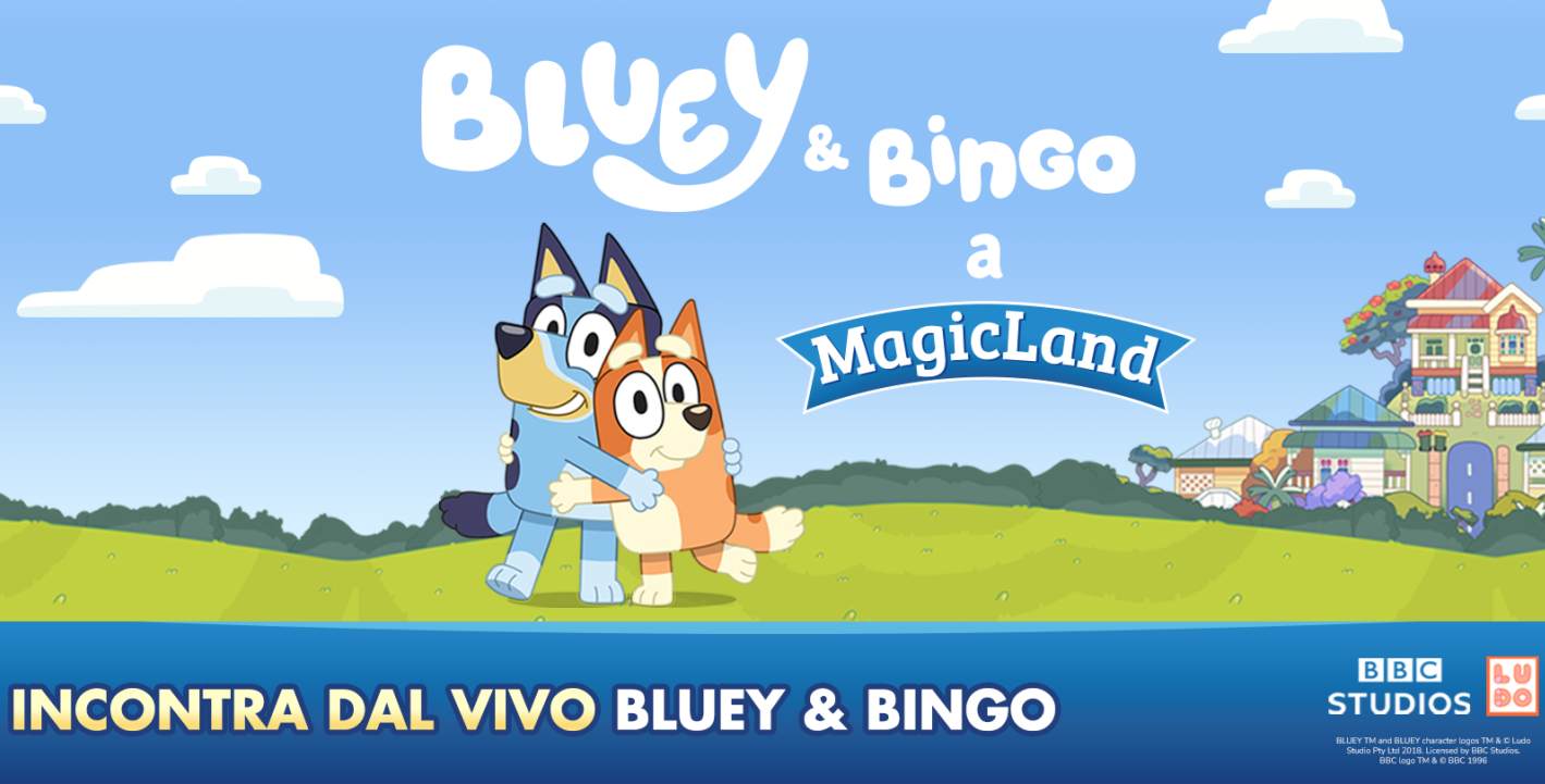 Bluey e Bingo a MagicLand