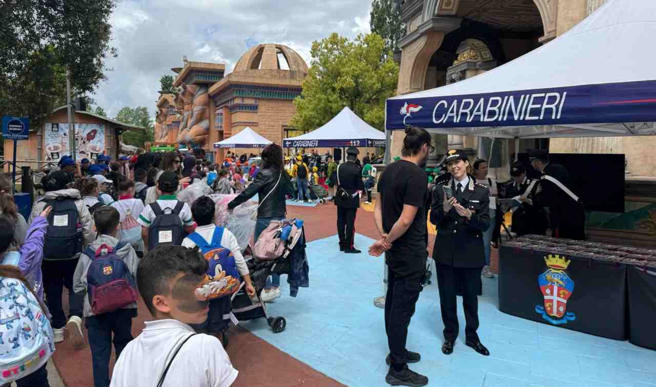 5000 Studenti incontrano l'Arma dei Carabinieri al MagicLand di Valmontone