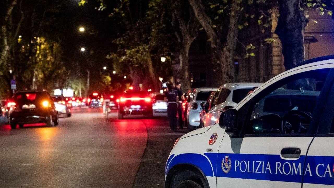 Polizia Roma Capitale notte