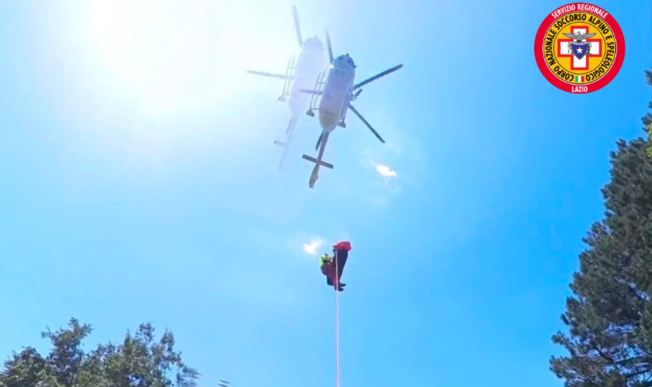 Monte Cavo, escursionista recuperato dal soccorso alpino