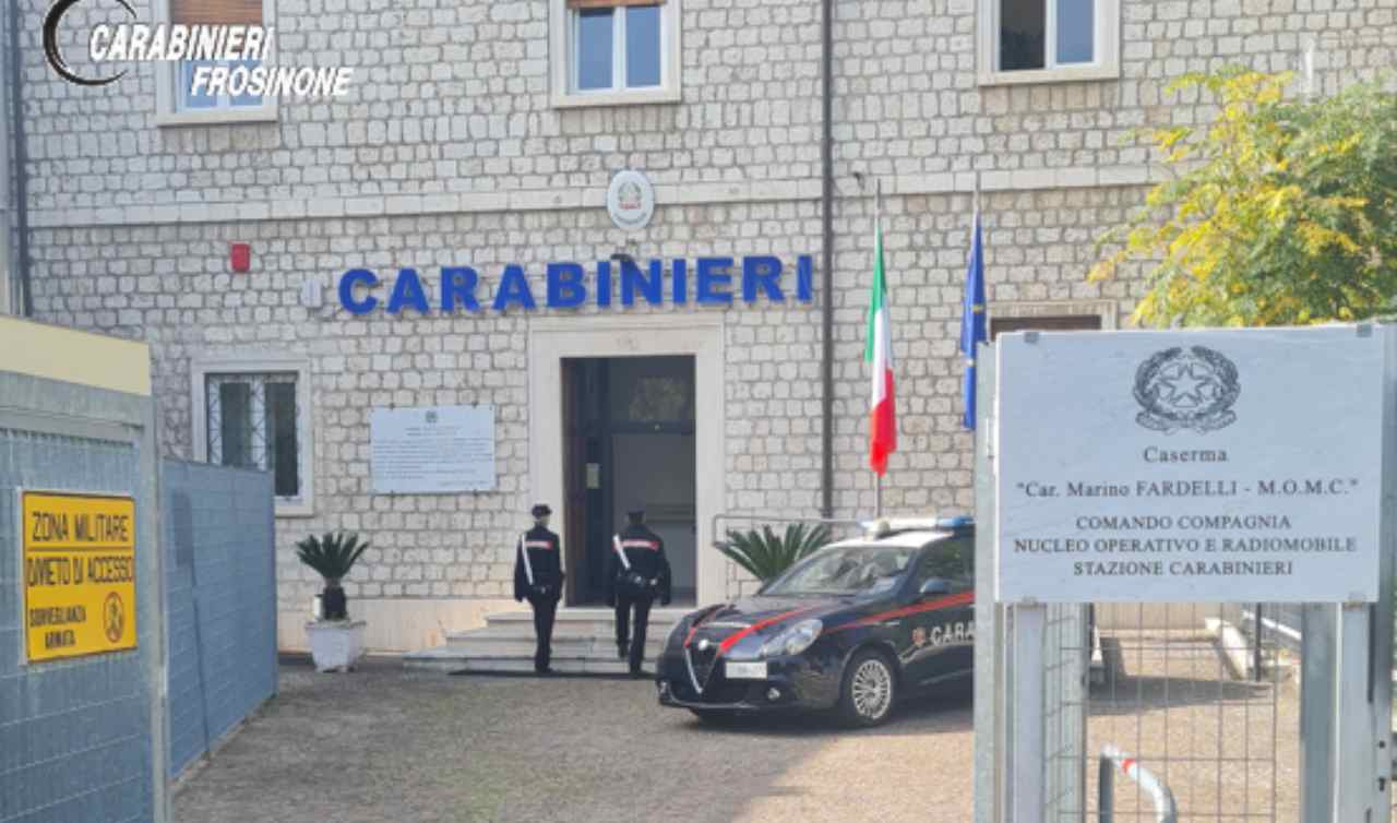 Caserma Carabinieri Marino Fardelli a Cassino