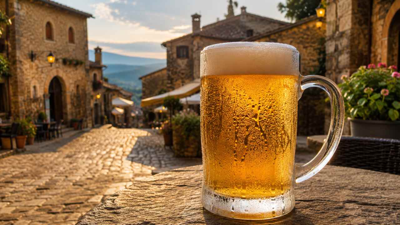 Birra nel borgo medievale