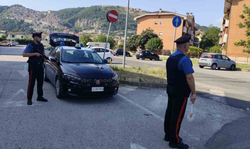 Carabinieri intervenuti
