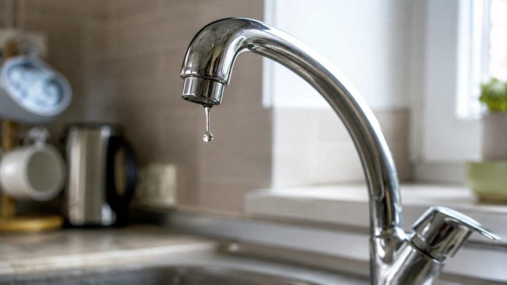 Rubinetto acqua lavandino
