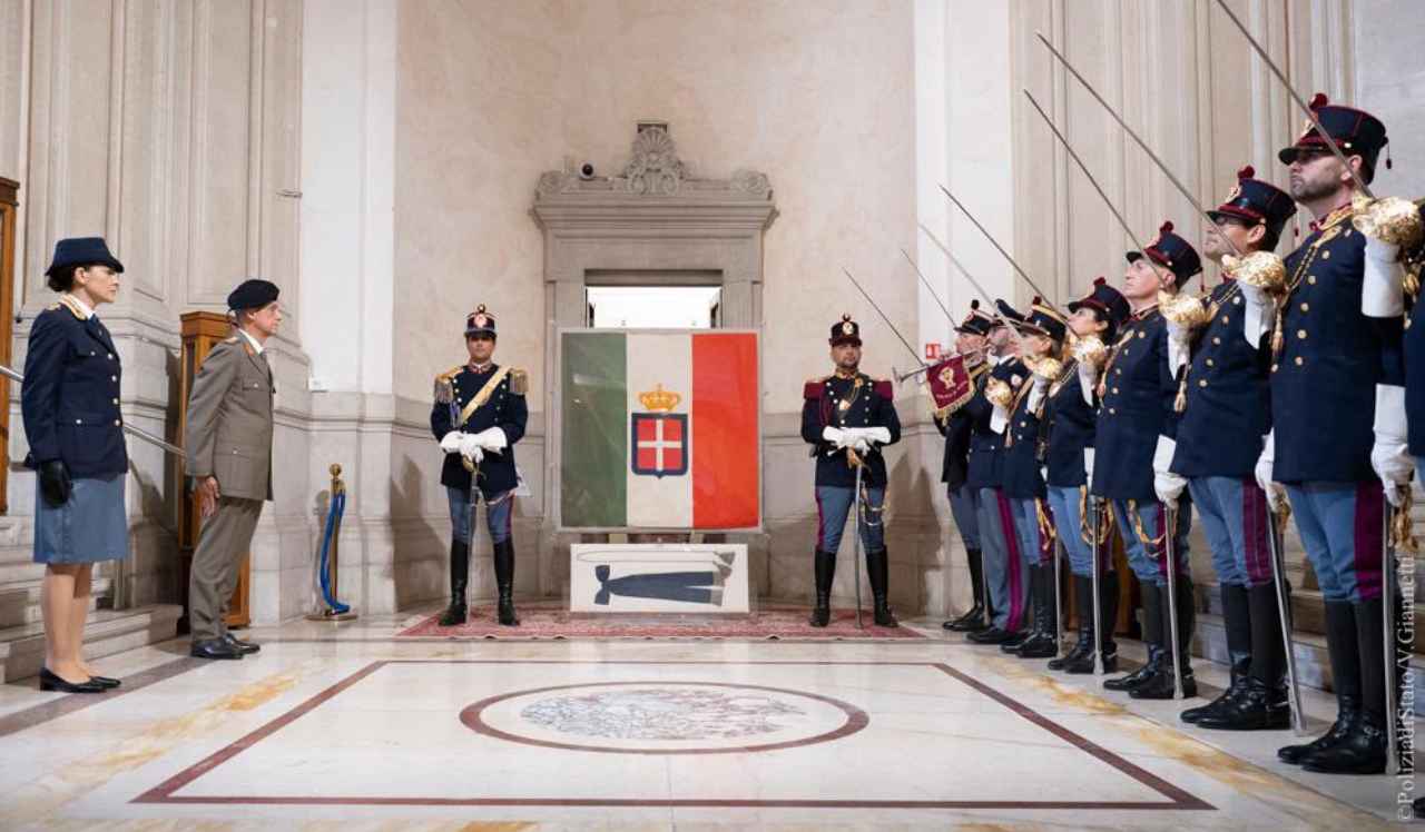 Bandiera del Corpo delle Guardie di Pubblica Sicurezza