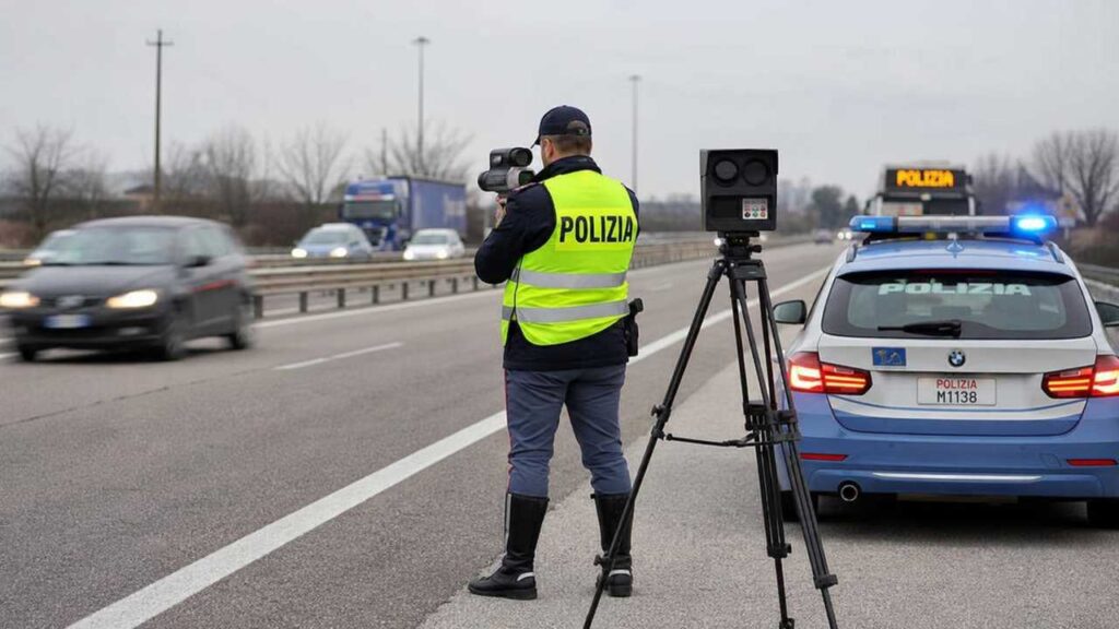 Autovelox, controlli Polizia