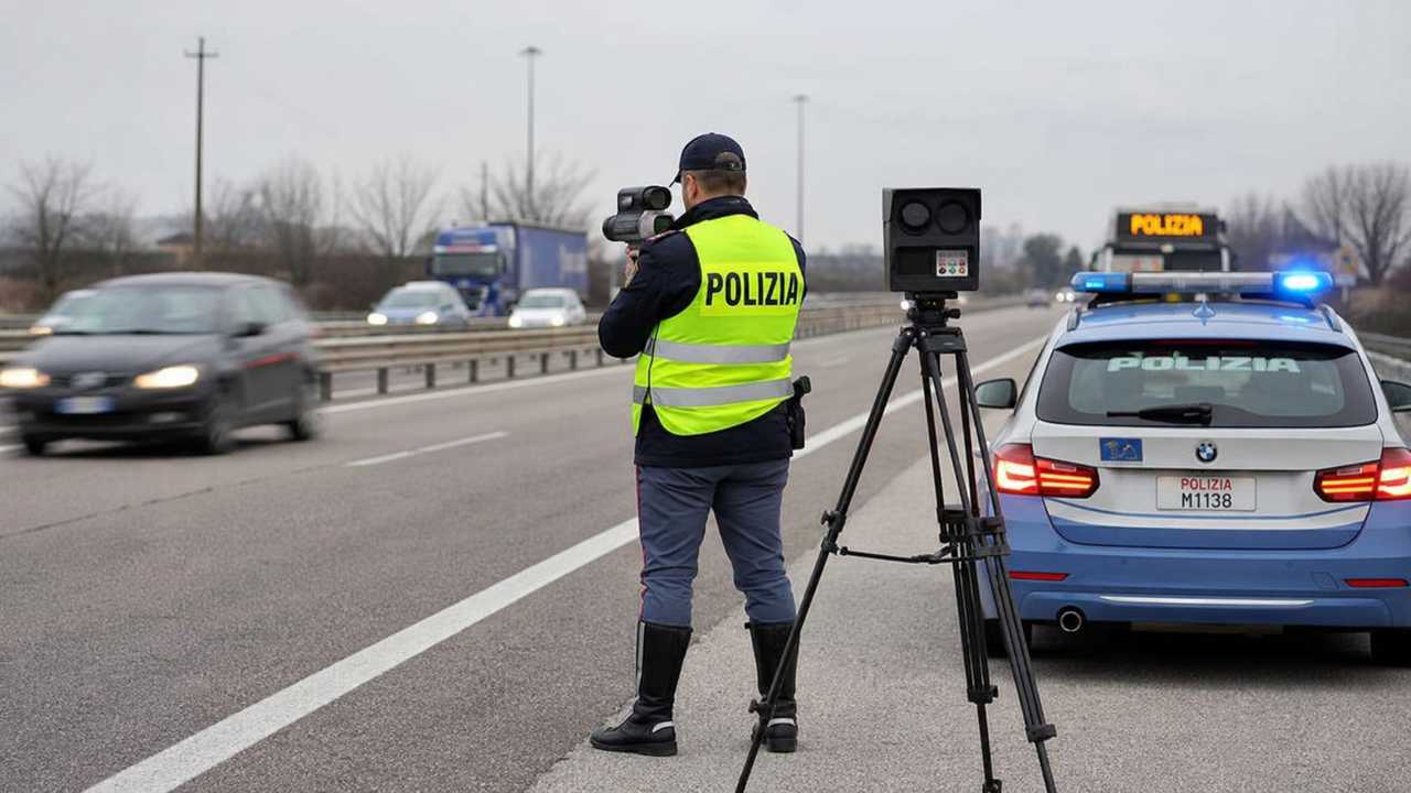 Autovelox, controlli Polizia
