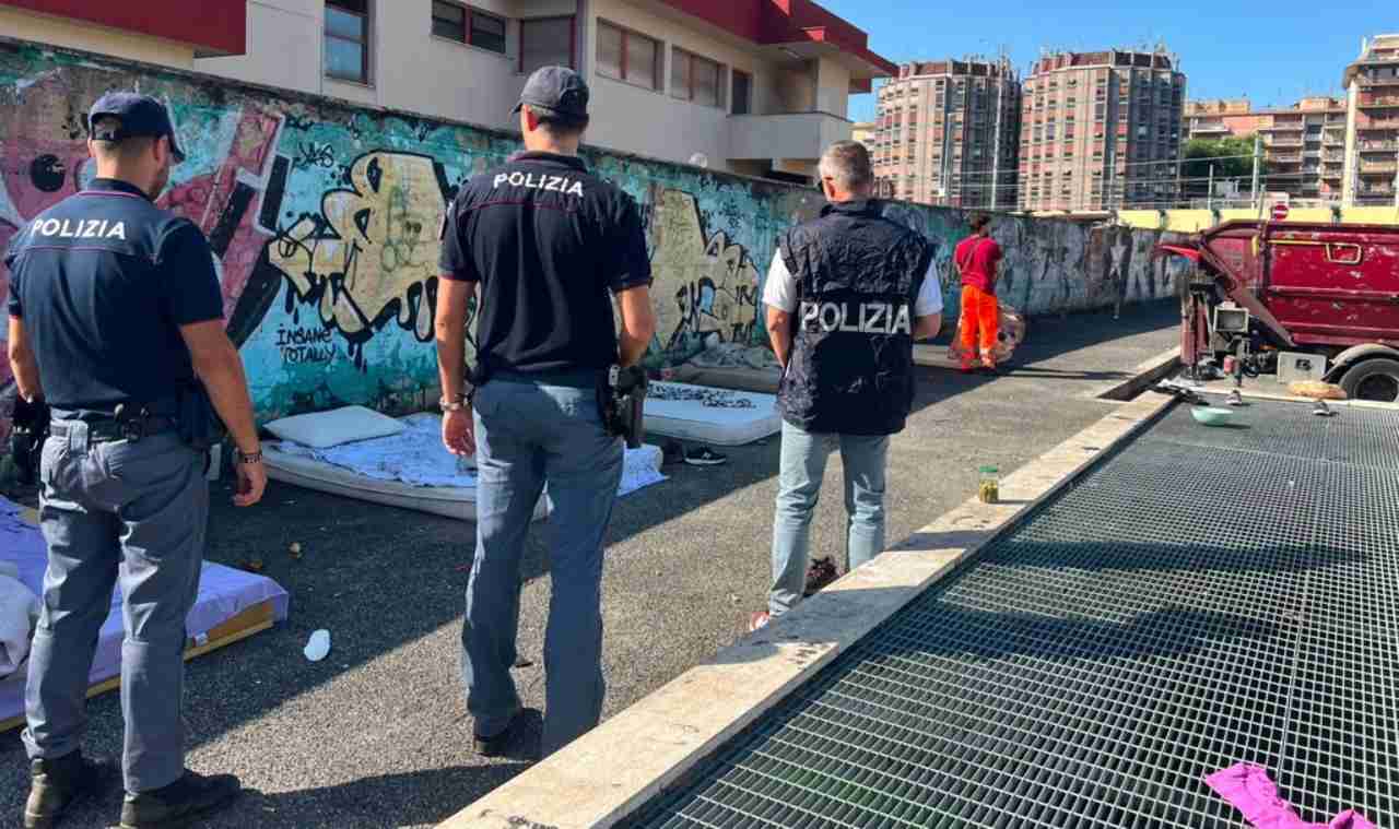 Controlli della Polizia contro il degrado a Fidene