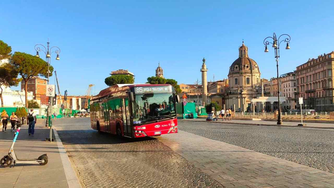 Autobus Atac, Fori Imperiali Roma