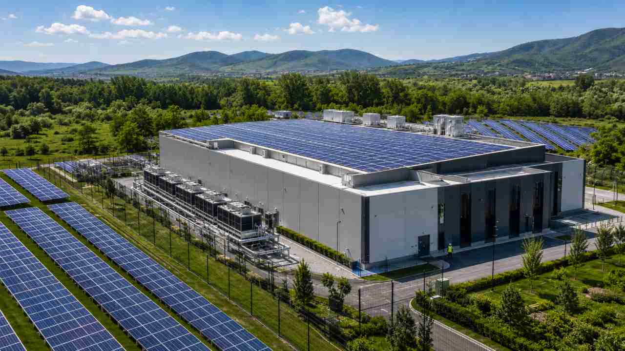 Data Center alimentato a energia solare