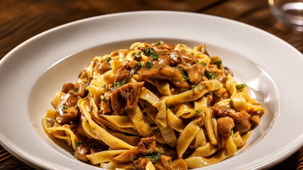 Fettuccine ai funghi porcini