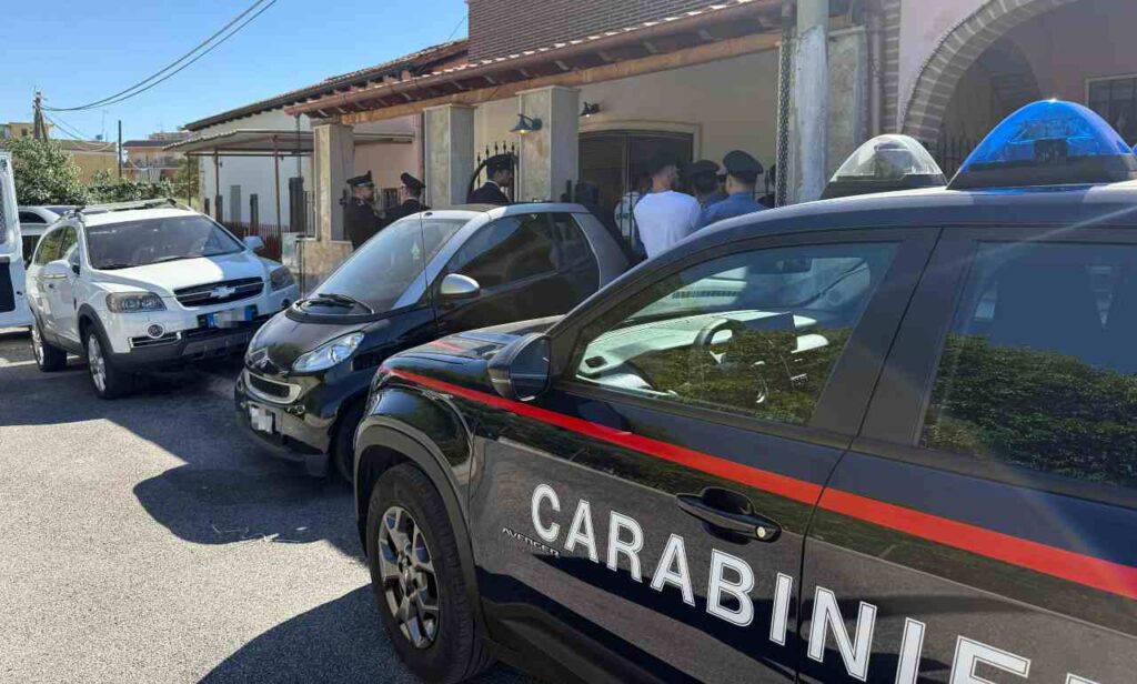 I Carabinieri intervenuti a Pietralata