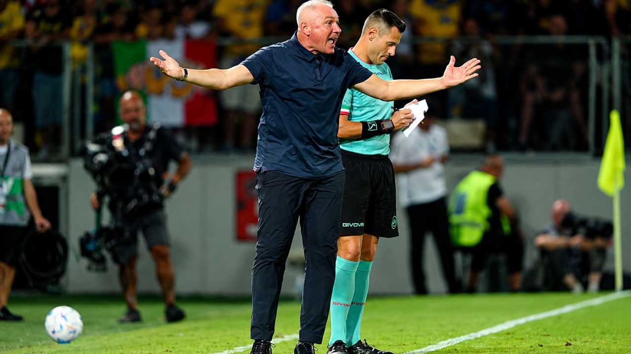 Massimiliano Alvini in campo, Frosinone Calcio 2026-2027