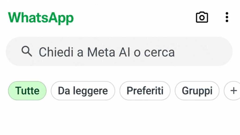 Schermata WhatsApp