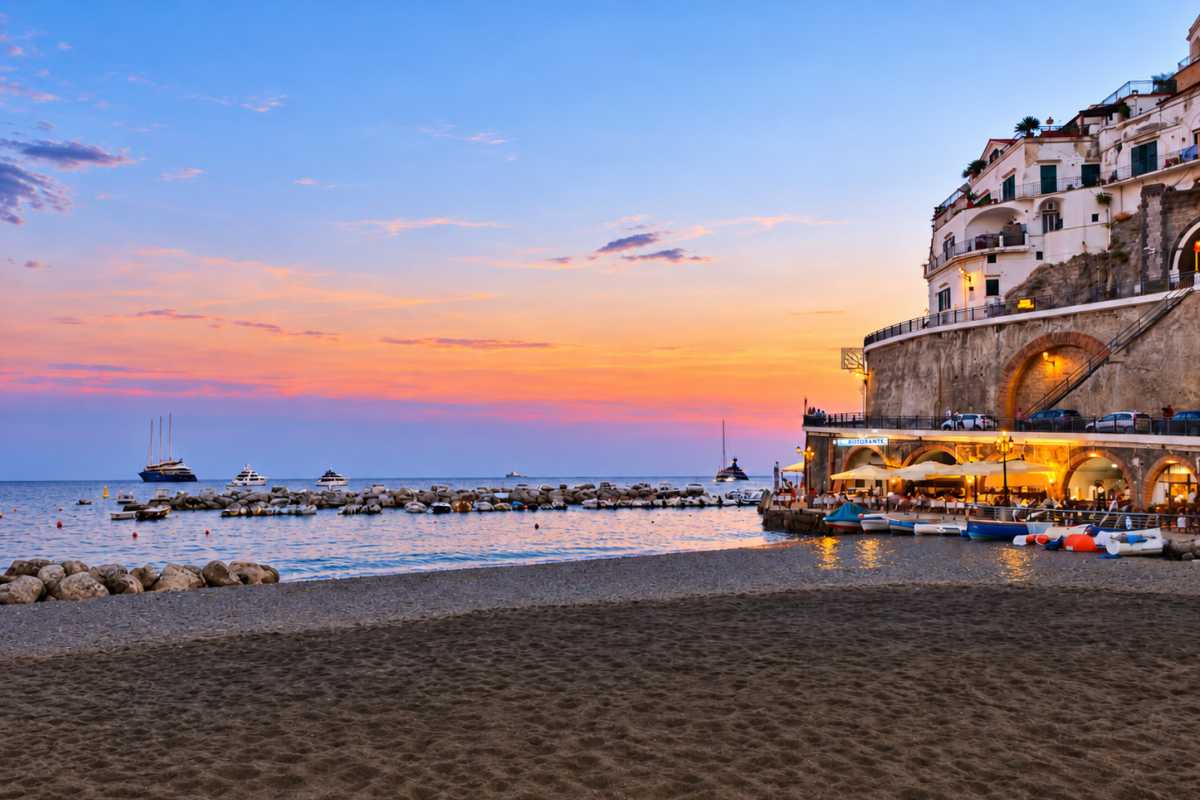 Atrani, la spiaggia