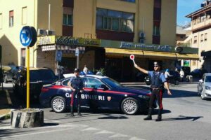 Controlli dei Carabinieri a Colleferro